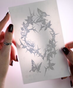 Джагуа тату Серце з шипами