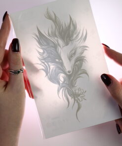 Джагуа тату Лисиця та полумʼя