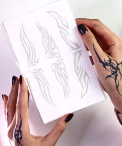 Джагуа тату Неотрайбл Крила